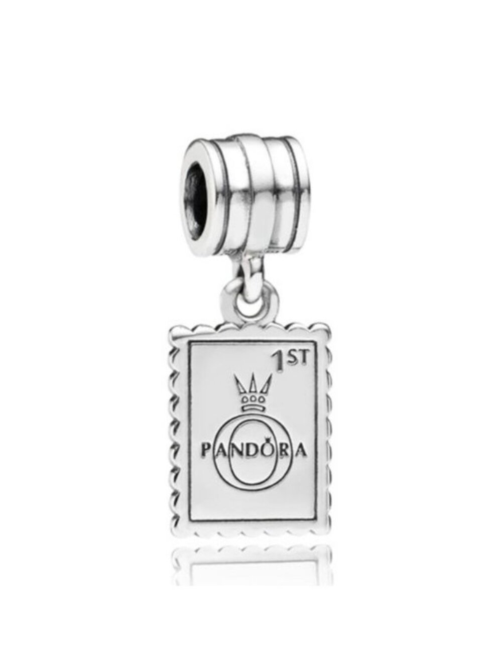 Pandora Retired Sterling Silver Greetings from London Dangle Bead - 791273